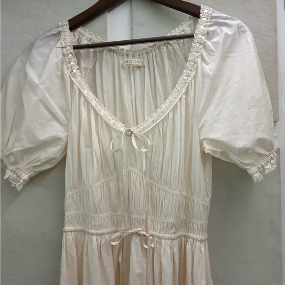 NWOT Christy Dawn Brynne Dress in Pearl - Picture 14 of 15